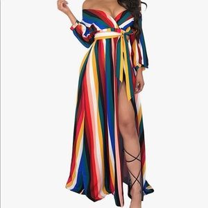 Multicolor Maxi Dress